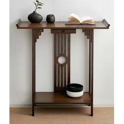 NEW Ashyia 32'' Solid Wood Console Table