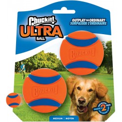 NEW Chuckit! Ultra Ball, Medium (2.5 Inch), 2 Count