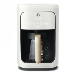 VERY LIGHTLY HANDLED Beautiful 14-Cup Programmable Drip Coffee Maker with Touch-Activated Display, White Icing by Drew Barrymore