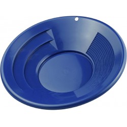 NEW SE GP1012BL10 10-Inch Blue Gold Pan, Plastic Body, Dual Riffles