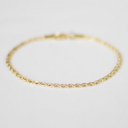 NEW LES PRECIEUSES Posy Twisted Bracelet - Gold PLATED