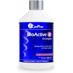 NEW (EXPIRES DEC 2025) CanPrev - BioActive B Complex, 500ml Liquid - Helps to Maintain Immune Function, Metabolism and Healthy Hair, Nails, and Skin