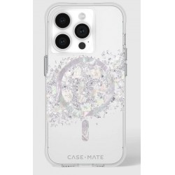 NEW Case-Mate iPhone 15 Pro Case - Touch of Pearl [12FT Drop Protection] [Compatible with MagSafe] Magnetic Cover with Cute Bling Sparkle for iPhone 15 Pro 6.1, Anti-Scratch, Shock Absorbent, Slim Fit