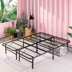 NEW Zinus Full Bed Frame - 14 inch SmartBase Metal Bed Frame with Steel Slat Support, Box Spring Replacement, Tool-Free Assembly - Heavy Duty Platform Bed Frame with Underbed Storage Space, Full Size