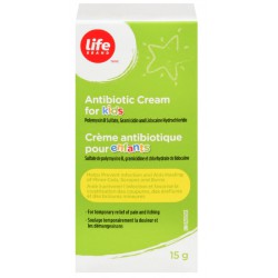 NEW EXP: 05/2025 Life Brand Antibiotic Cream for Kids 15G