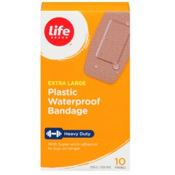 NEW EXP: 01/2028 Life Brand Extra Large Waterproof Bandage 10CT