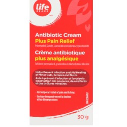 NEW EXP: 01/2026 Antibiotic Cream Plus Pain Relief 30G