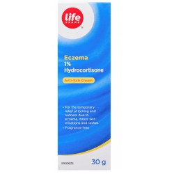 NEW EXP: 08/2026 LIFE BRAND Eczema Hydrocortisone 30G