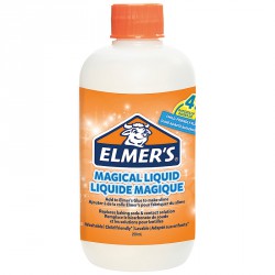 NEW Elmer’s Glue Slime Magical Liquid Solution, 259 mL Bottle (Up to 4 Batches), Washable and Kid Friendly, Great for Making Slime