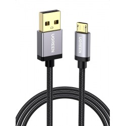 NEW UGREEN MICROUSB CABLE WITH BRAID, 3FT BLACK