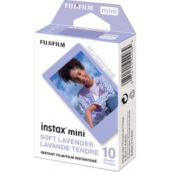 NEW (USE BEOFRE: 05-2025) Fujifilm Instax Mini Soft Lavender Instant Film Pack (10 exposures)