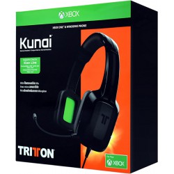 LIGHTLY HANDLED (WITH ISSUE) TRITTON Kunai 3.5mm Stereo Headset with Removable Mic for Xbox One, PS4 and Mobile Devices