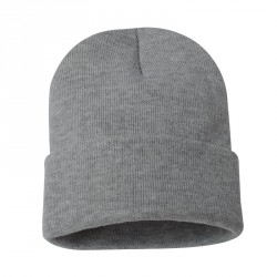 NEW GX GO XTREME LADIES HAT, GX-7107 LIGHT GREY CUFFED TOQUE