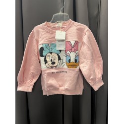 NEW CHILD SIZE 3-4 YEARS ZARA BABY DISNEY PINK SWEATSHIRT