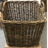 NEW Kouboo 1060143 Kobo Square Rattan Decorative Storage Basket and Planter, Large Size, Gray