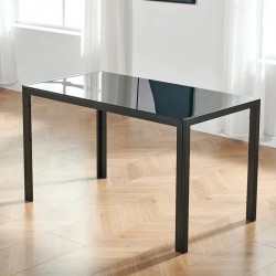NEW Reiner Glass Top Dining Table