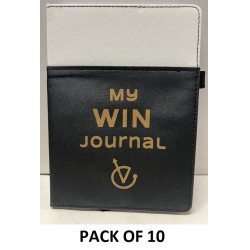 NEW PACK OF 10 MY WIN JOURNAL, 7 X 5