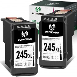 NEW Economink Remanufactured 245XL Black Ink Cartridge Replacement for Canon PG-245XL 245 XL PG-243 Used for Pixma MX492 MX490 TR4520 MG2522 MG2520 TS3120 iP2820 TR4522 MG2922 MG2920 TS202TS302 Printer