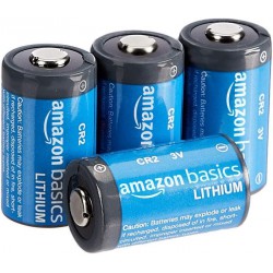 NEW Amazon Basics Non-Rechargeable Lithium CR2 3 Volt Batteries - Pack of 4