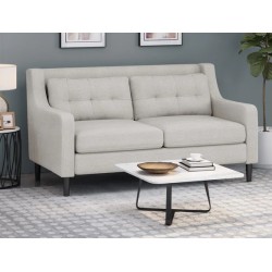 NEW Tufted Fabric 2 Seater Sofa