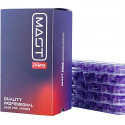 NEW Mast Tattoo Pro Cartridges Needles with Membrane Mixed Sizes Box of 50 Pcs (RL+RS+RM+M1)