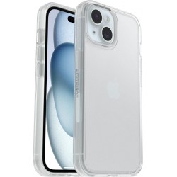NEW OtterBox iPhone 15, iPhone 14, and iPhone 13 Symmetry Clear Series Case - CLEAR, ultra-sleek, wireless charging compatible, raised edges protect camera & screen
