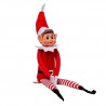 NEW Christmas Elf Behaving Badly Plush Toy, Novelty Long Bendy Naughty Boy Christmas Elves Doll, 12 Inches