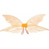 NEW Fairy Wings for Girls, Butterfly Wings Fairy Wings Cosplay Costume, Fairy Costume Accessories, Orange, 35X76CM