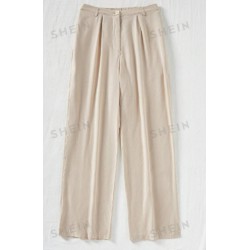 NEW MEDIUM SHEIN EZwear Casual Loose Wide Leg Pants For Spring/Summer