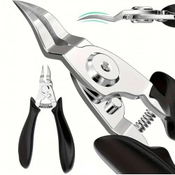 NEW - Toenail Clippers for Thick Nails - Extra Sharp Pointed Blades for Easy Trimming of Ingrown Toenails