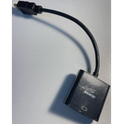 NEW - Benfei HDMI to VGA Adapter, Male to Female (BLACK)