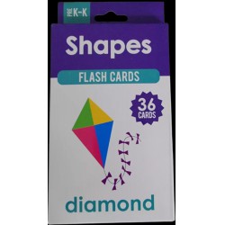 NEW 36PCS SHAPES FLASH CARDS