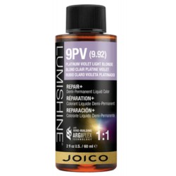 NEW 60ML 9PV Platinum Violet Light Blonde Joico Lumishine Demi Liquid Hair Color