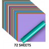 NEW iImagine Vinyl 72-Sheets of Premium Permanent Self Adhesive Vinyl Sheets, 30.5cm x 30.5cm