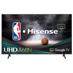 AS IS - SEE PHOTOS - SALVAGE - Hisense 65 2024 A68N 4K UHD HDR10 Smart Google TV (65A68N)