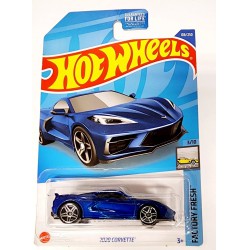 2022 Hot Wheels 2020 Corvette Blue #106/250 Factory Fresh 3/10