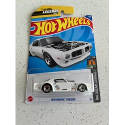 NEW - hot wheels 1970 pontiac firebird white #1 1/250 2022 hw dream garage 1/5