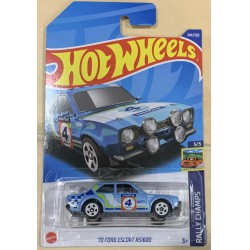 NEW - 2022 Hot Wheels 70 Ford Escort RS1600 HW Rally Champs 5/5 Diecast 1/64 Toy Car