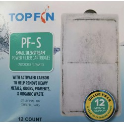 NEW - TOP FIN PF-S SILENSTREAM FILTER CARTRIDGES ~ 12 Count