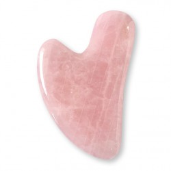 NEW Happy Heart Shape Gua Sha Rose Quartz